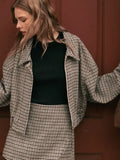Houndstooth Pattern Jacket