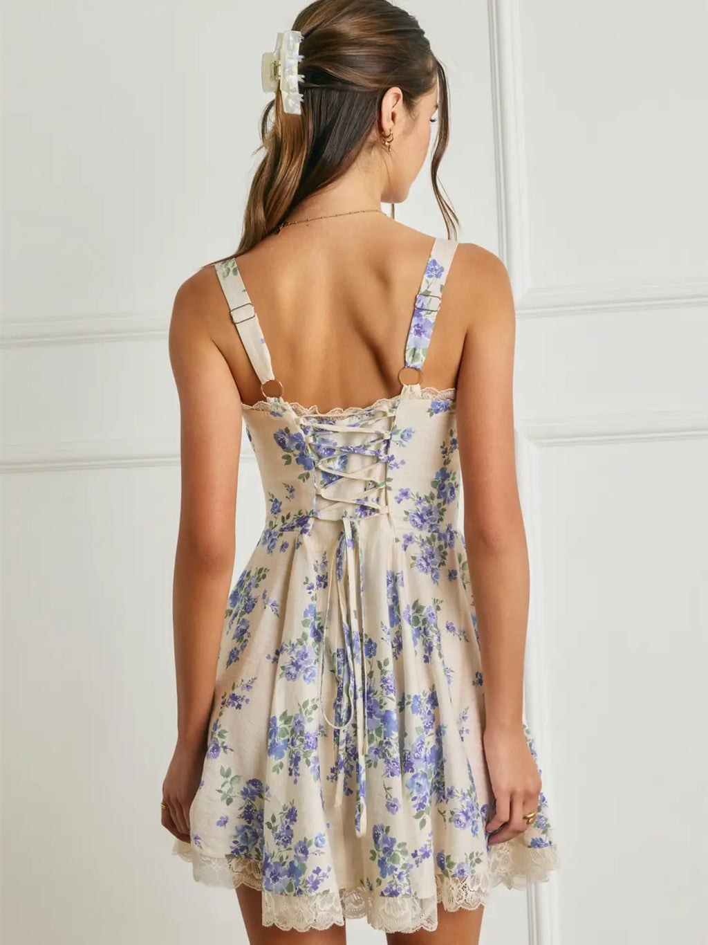 Fleur Bleu Lace Mini