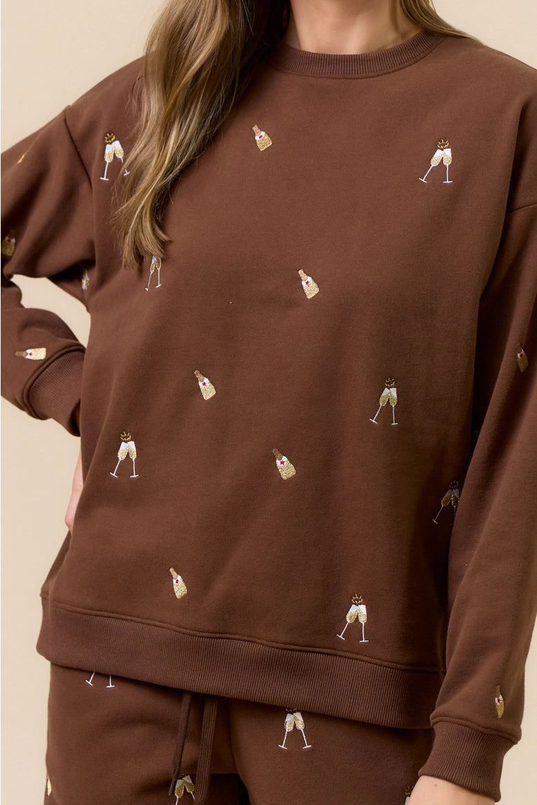 Champagne Lounge Crewneck