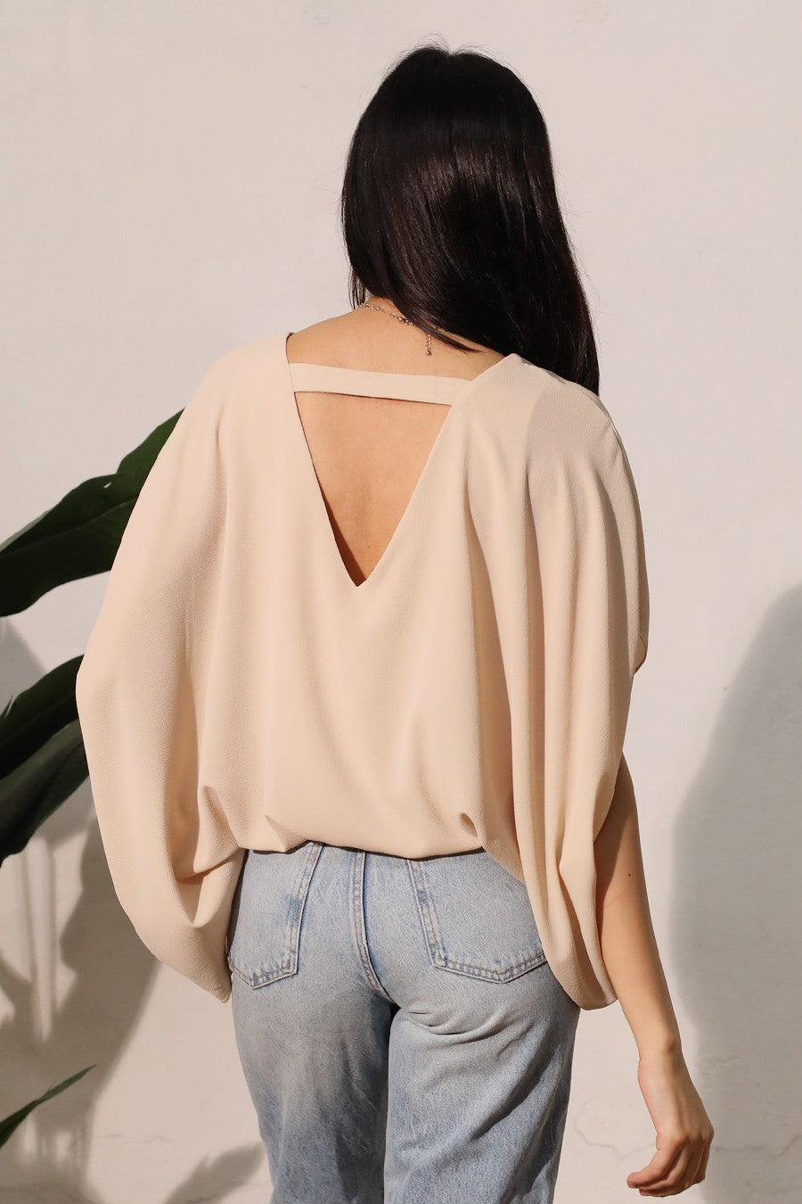Textured Caftan Top