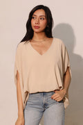 Textured Caftan Top