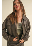 Aged Bomber Jacket