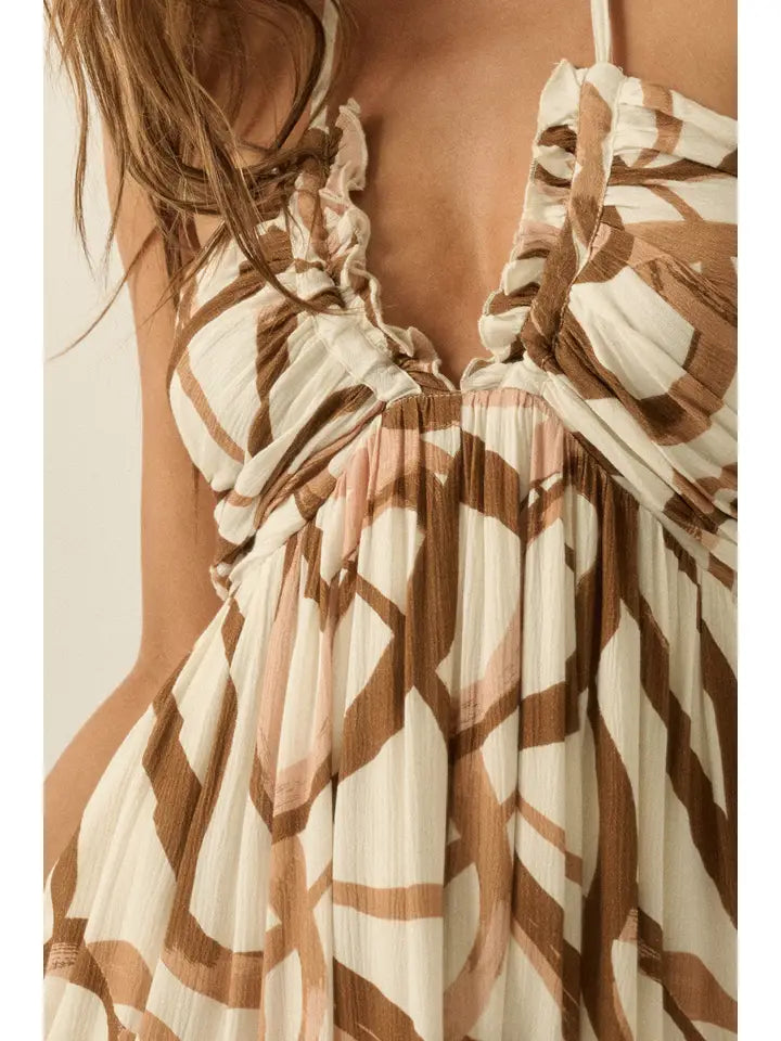 Ribbon Print Maxi