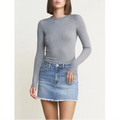 The Cyan Denim Mini Skirt
