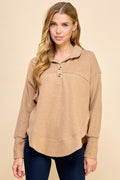 The Sofie Button Top