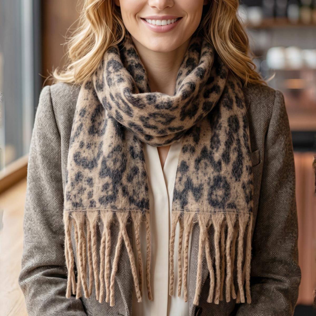 Animal Print Scarf