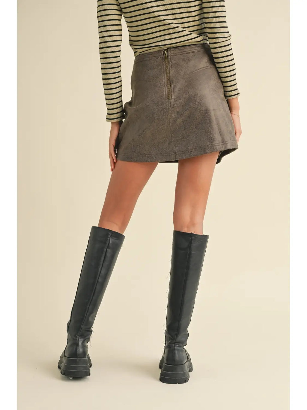 The Aged Mini Skirt