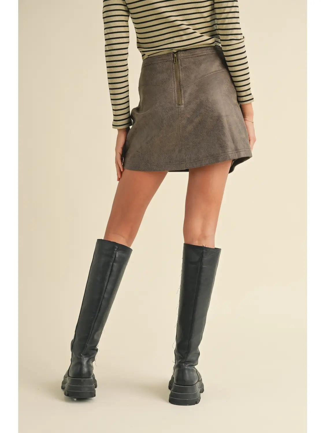 The Aged Mini Skirt