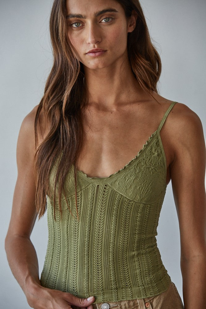 Jacquard Flirty Cami
