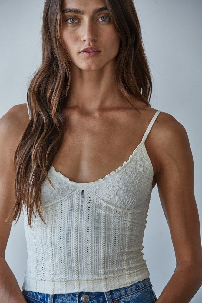 Jacquard Flirty Cami