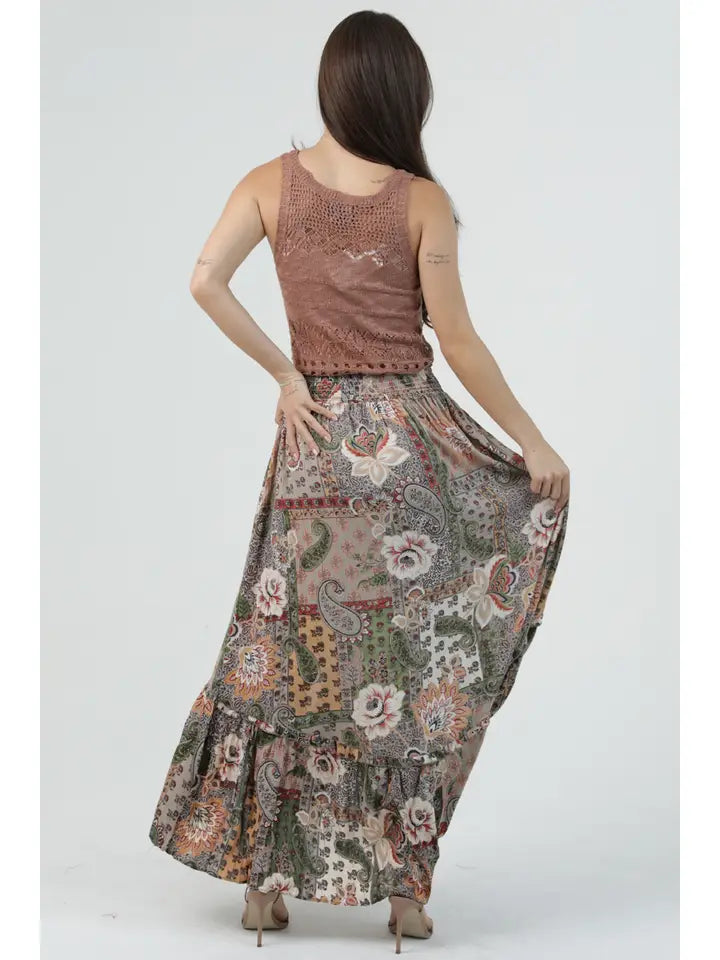 The Smocked Waist Skirt