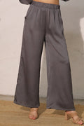 Hammered Satin Pocket Pant