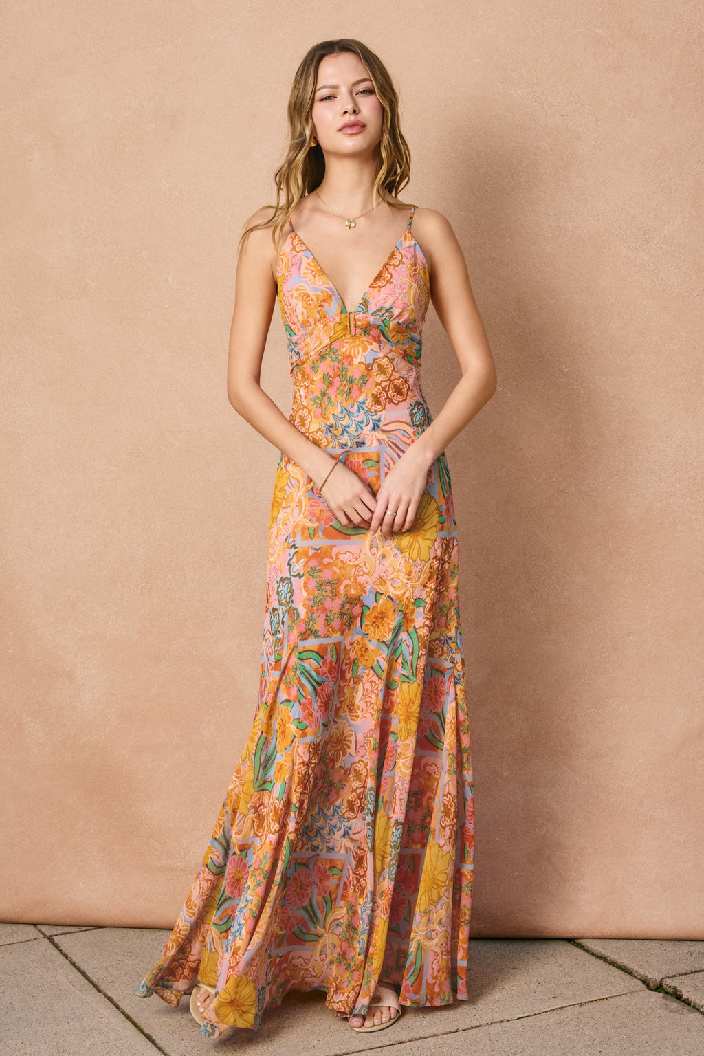 Bold Floral Maxi