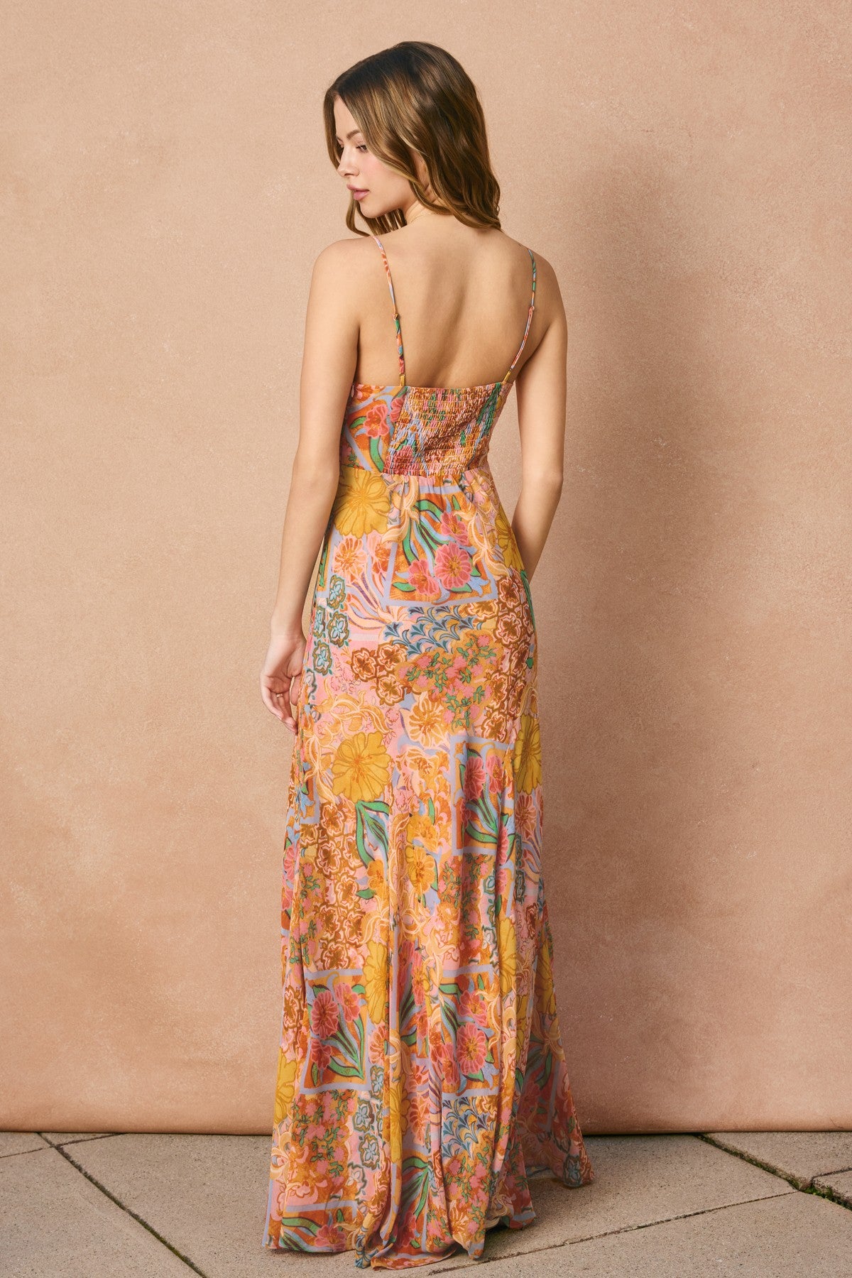Bold Floral Maxi