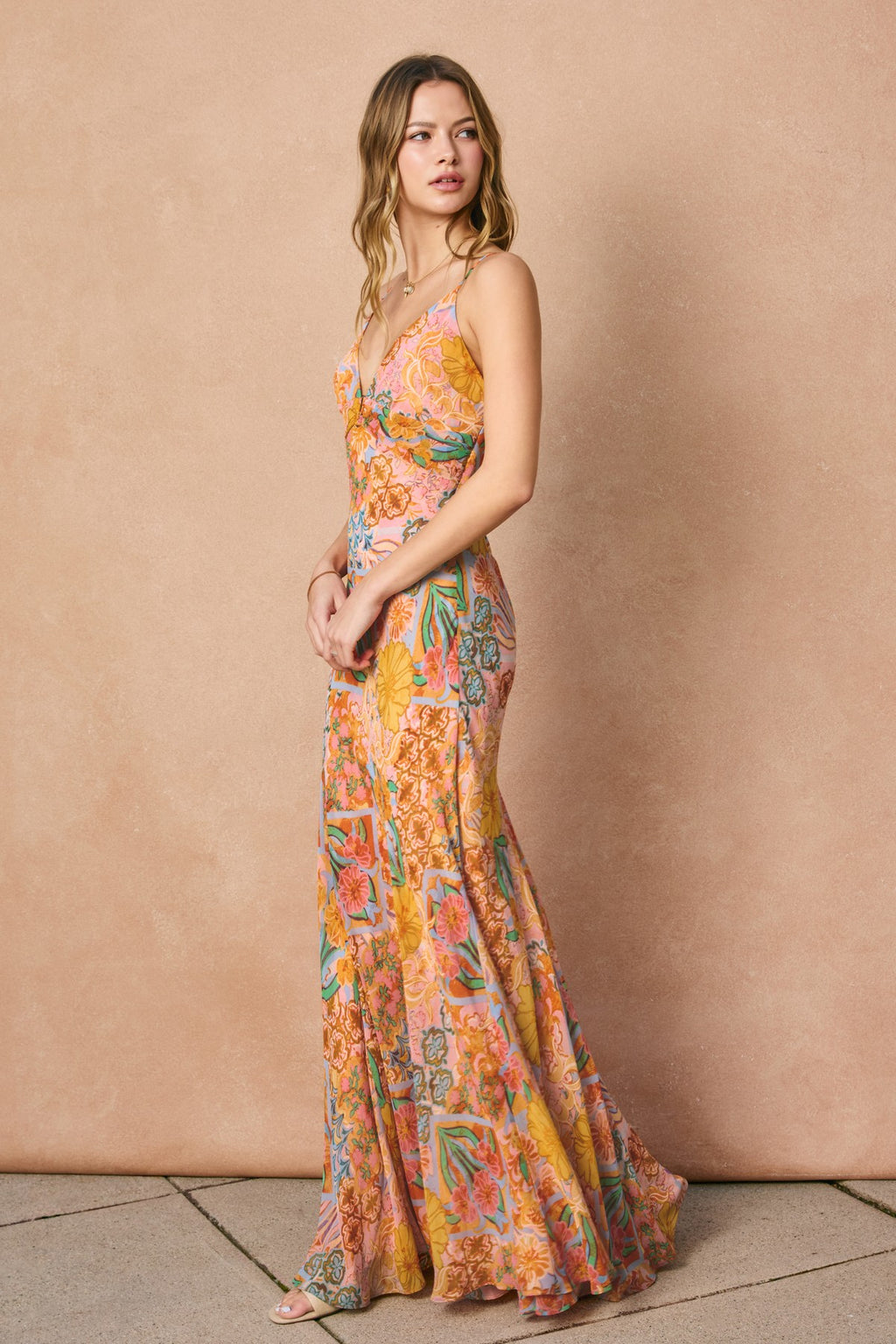Bold Floral Maxi