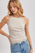 Lace Textured Tank