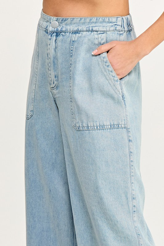 Tencel Wide Leg - Denim