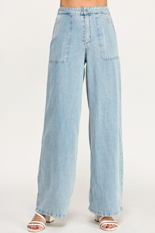 Tencel Wide Leg - Denim