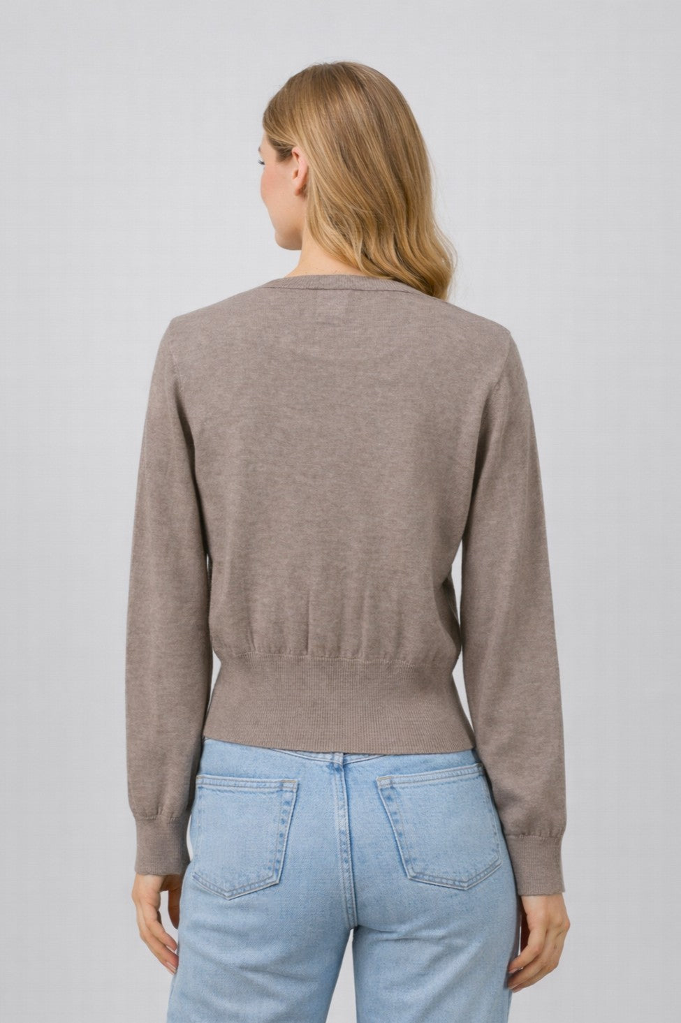 Classic Lightweight V Neck Cardigan
