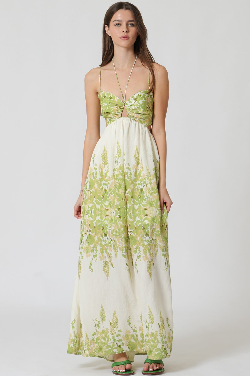 The Romance Maxi Dress - Green
