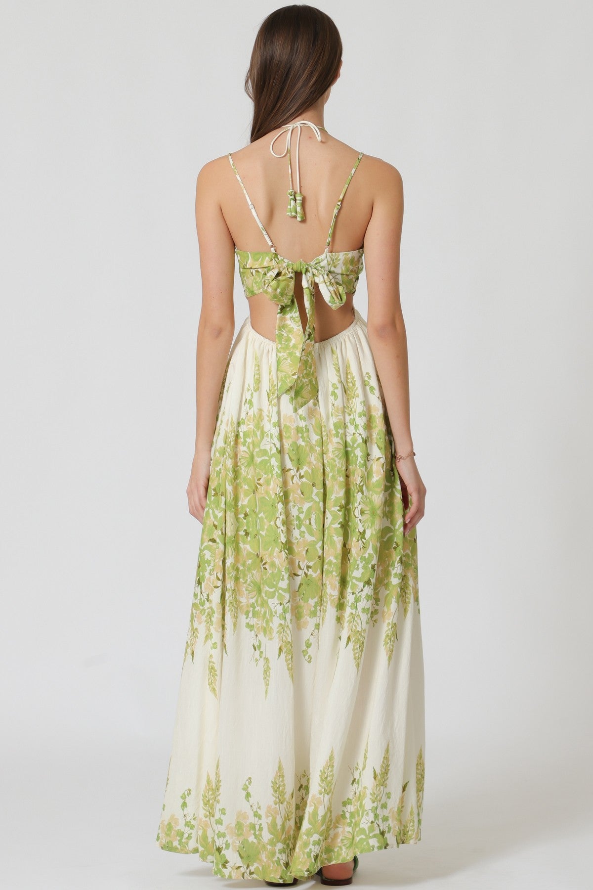 The Romance Maxi Dress - Green