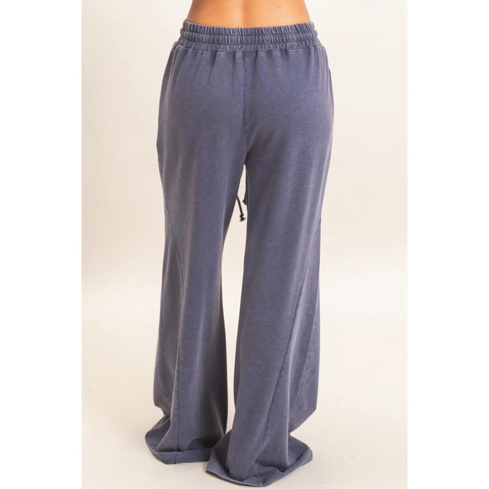 Mineral Wash Wide Leg