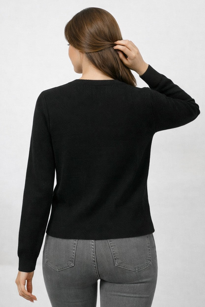 Ribbed Button Up Cardigan
