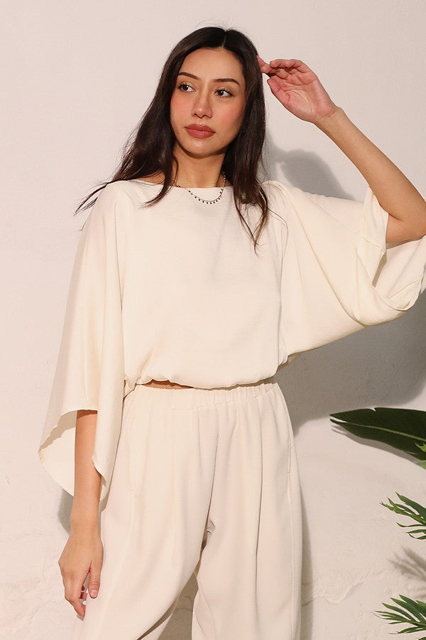 Kimono Bubble Top
