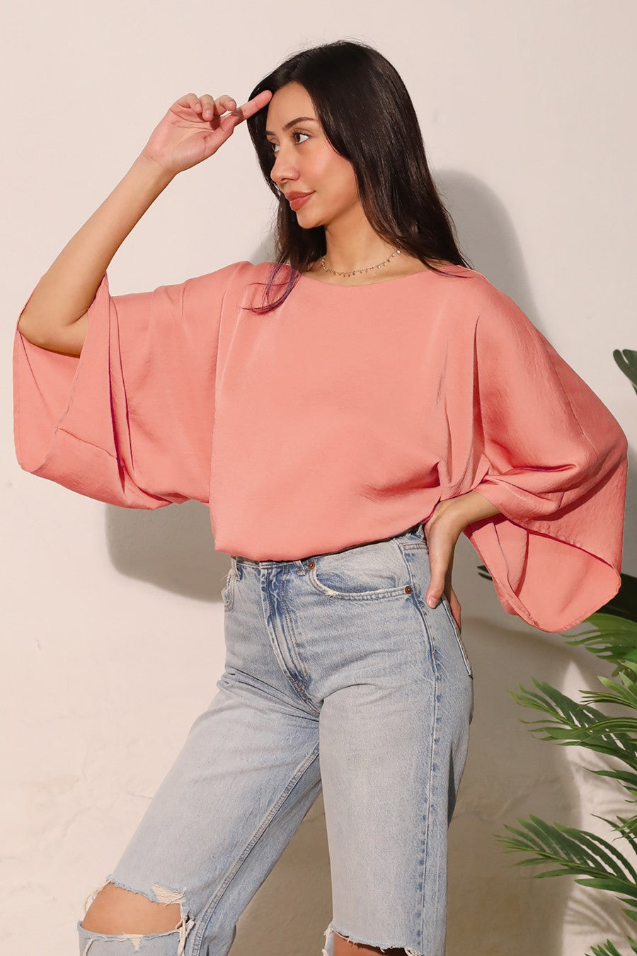 Kimono Bubble Top