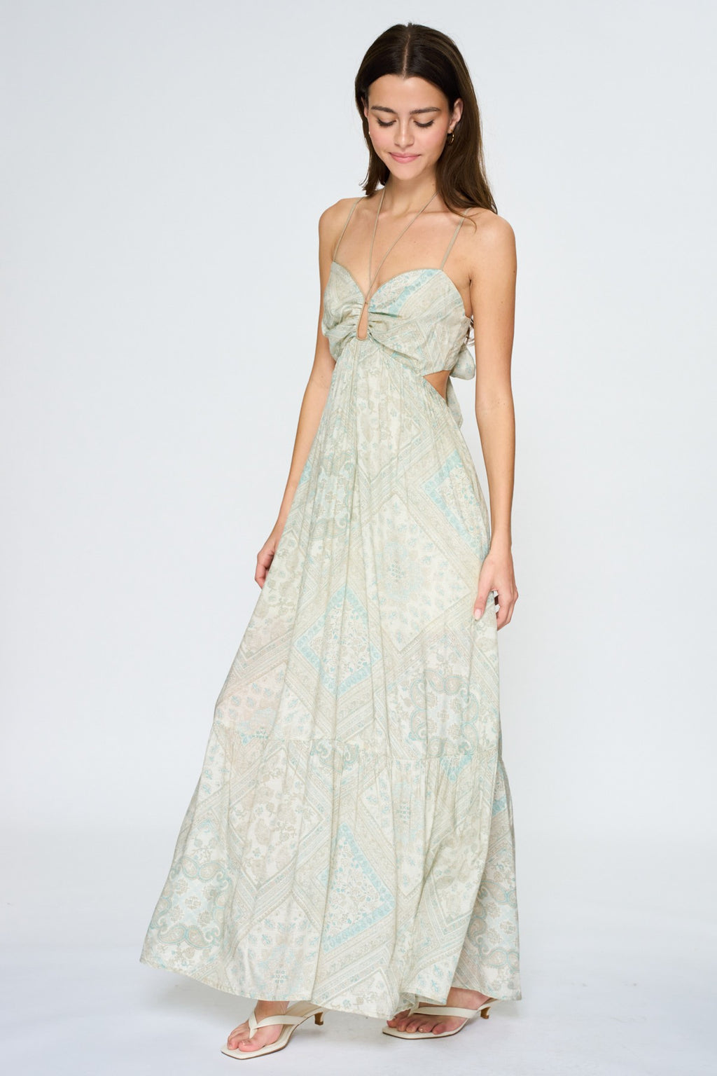 The Paisley Cut Out Maxi