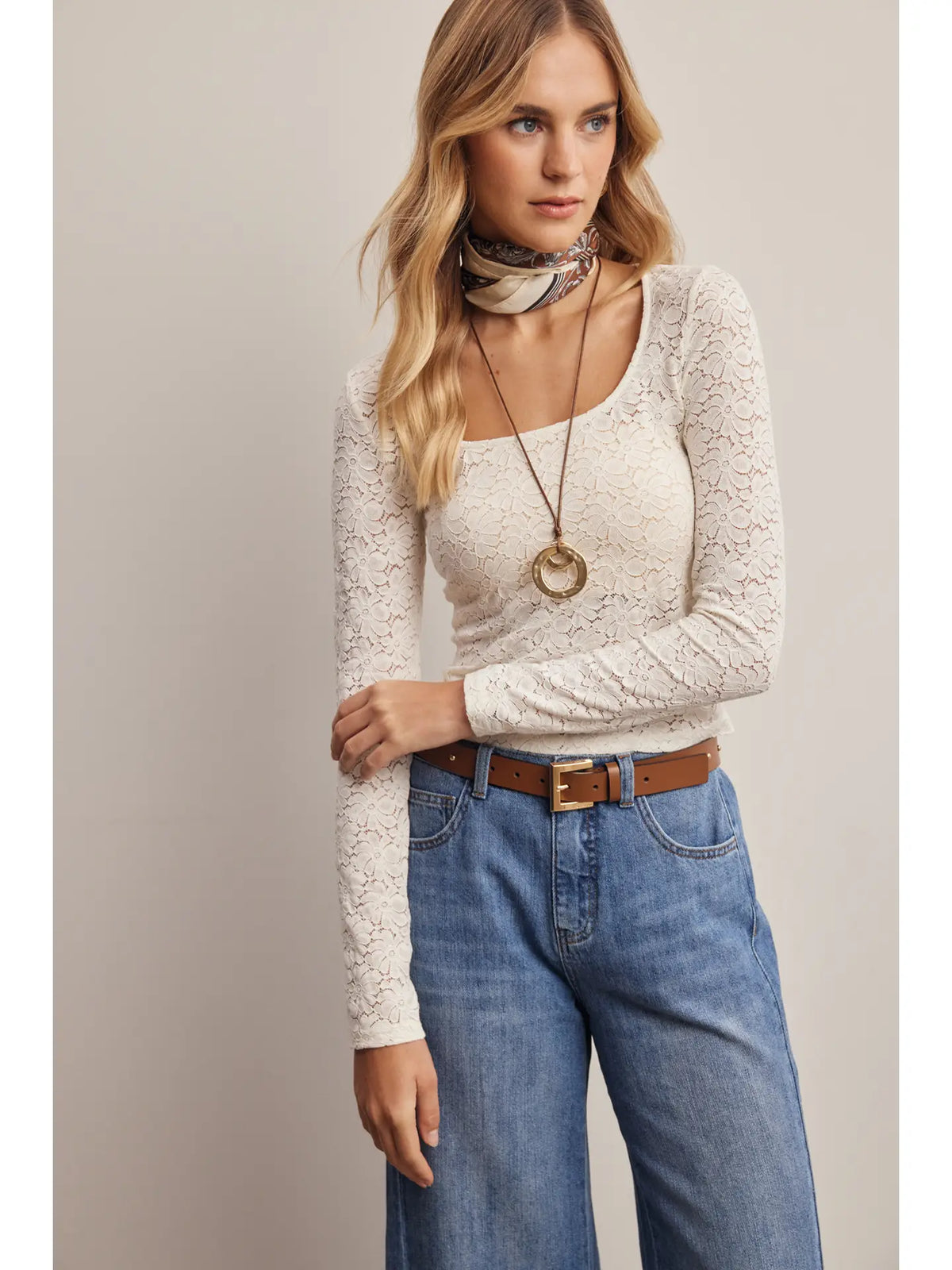 Stretch Lace Top