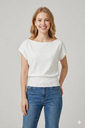 Boatneck Knit Sweater