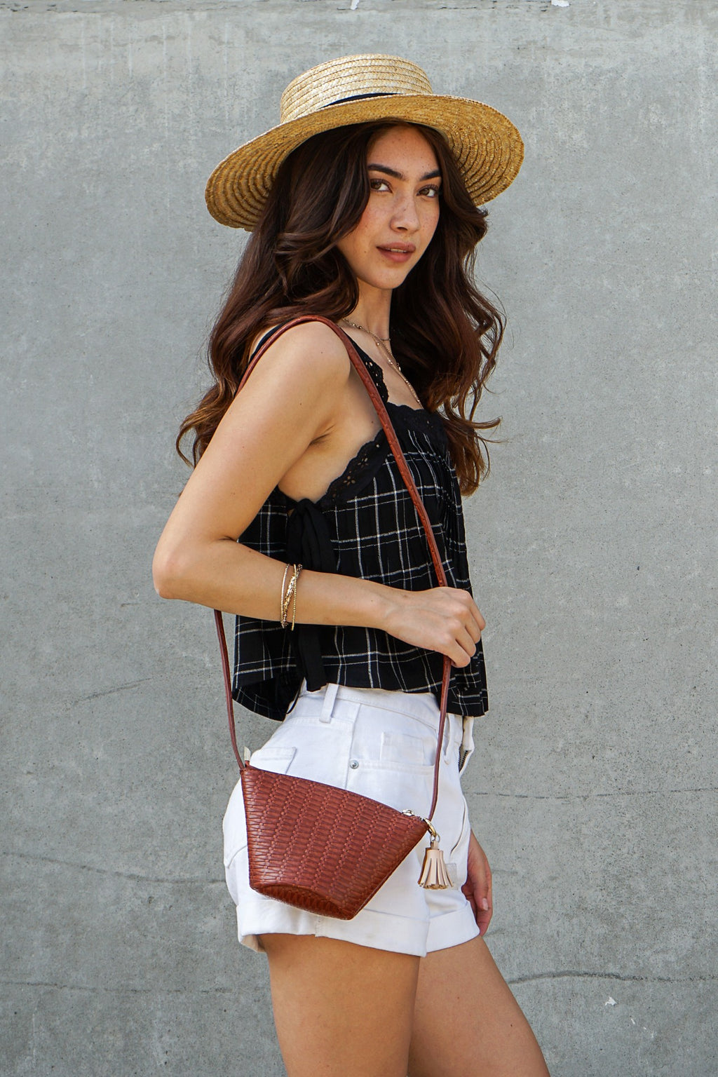 Plaid Sleeveless Tank