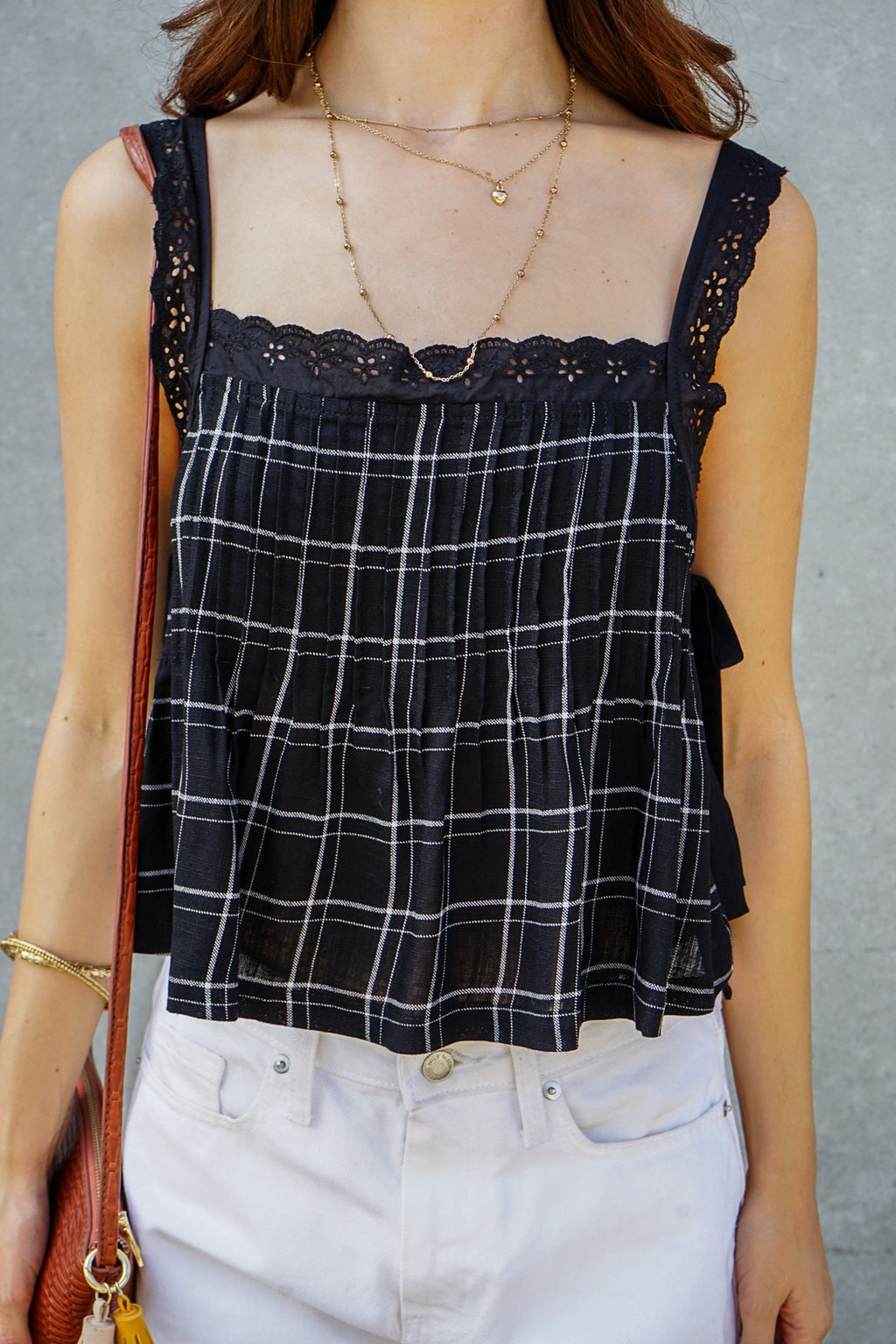 Plaid Sleeveless Tank