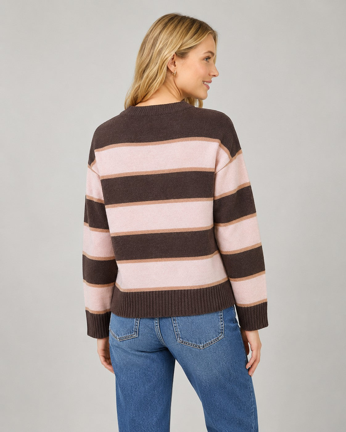 Stripe Crewneck Knit