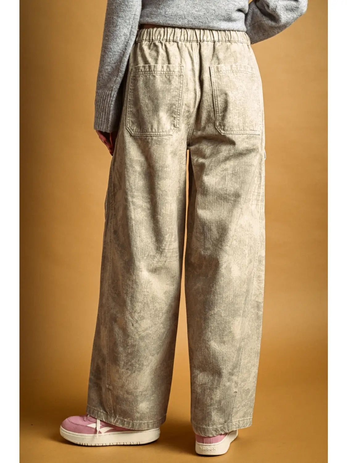 Brushed Print Cargo Pant