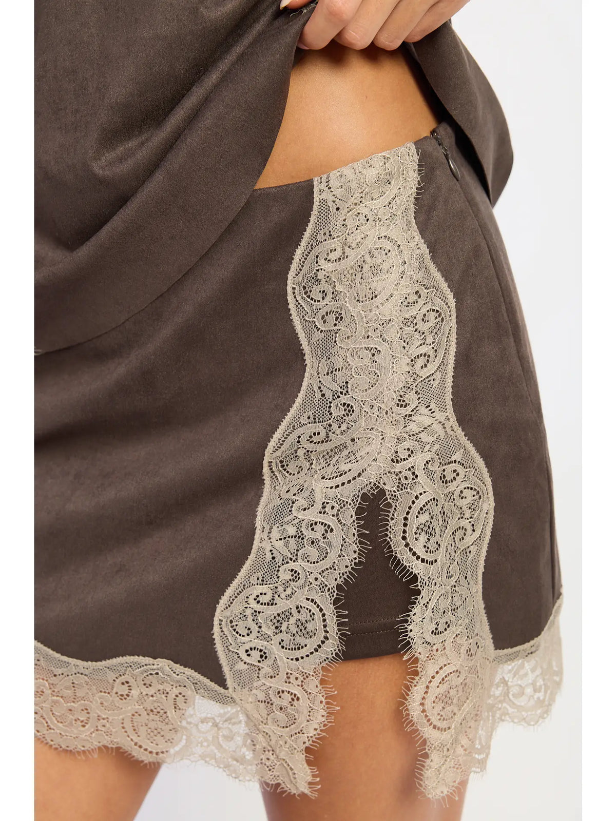 Lace Trim MIni Skort