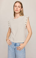 Camino Grommet Top - Sandstone