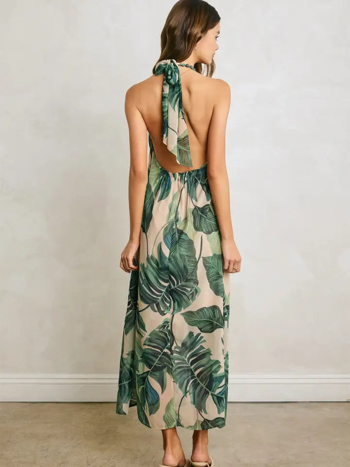 Tropical Leaf Maxi
