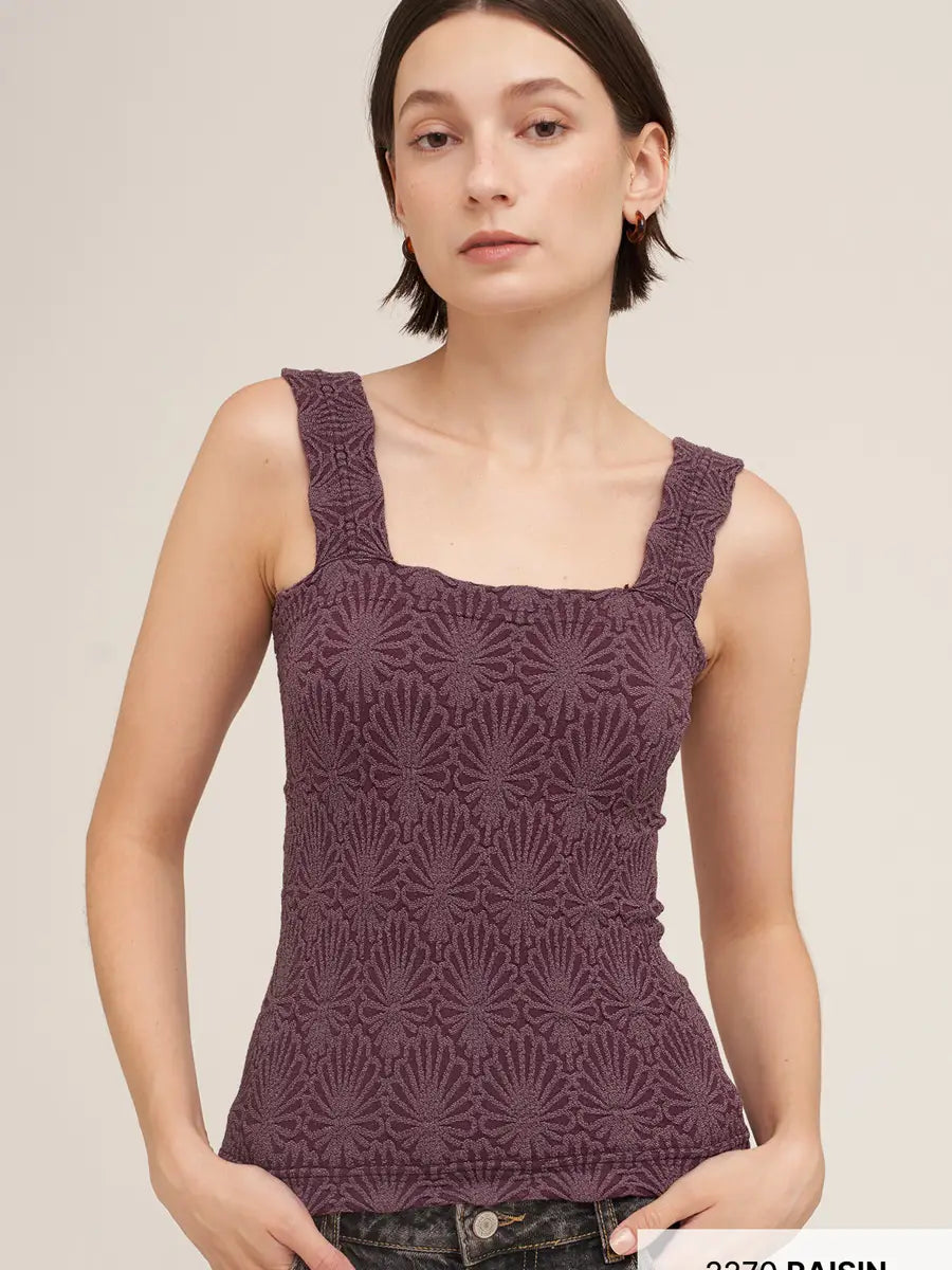 Lace Textured Square Top