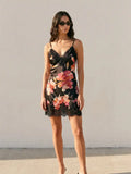 Midnight Orchid Mini Dress