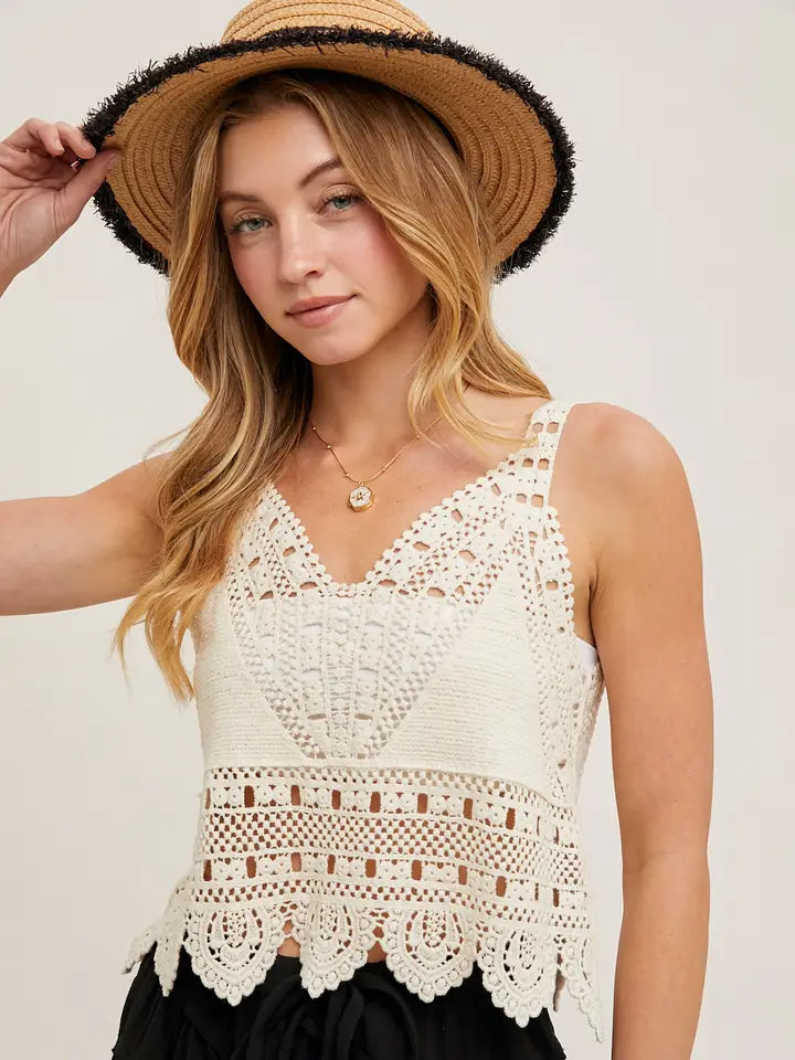 Cici Crochet Tank