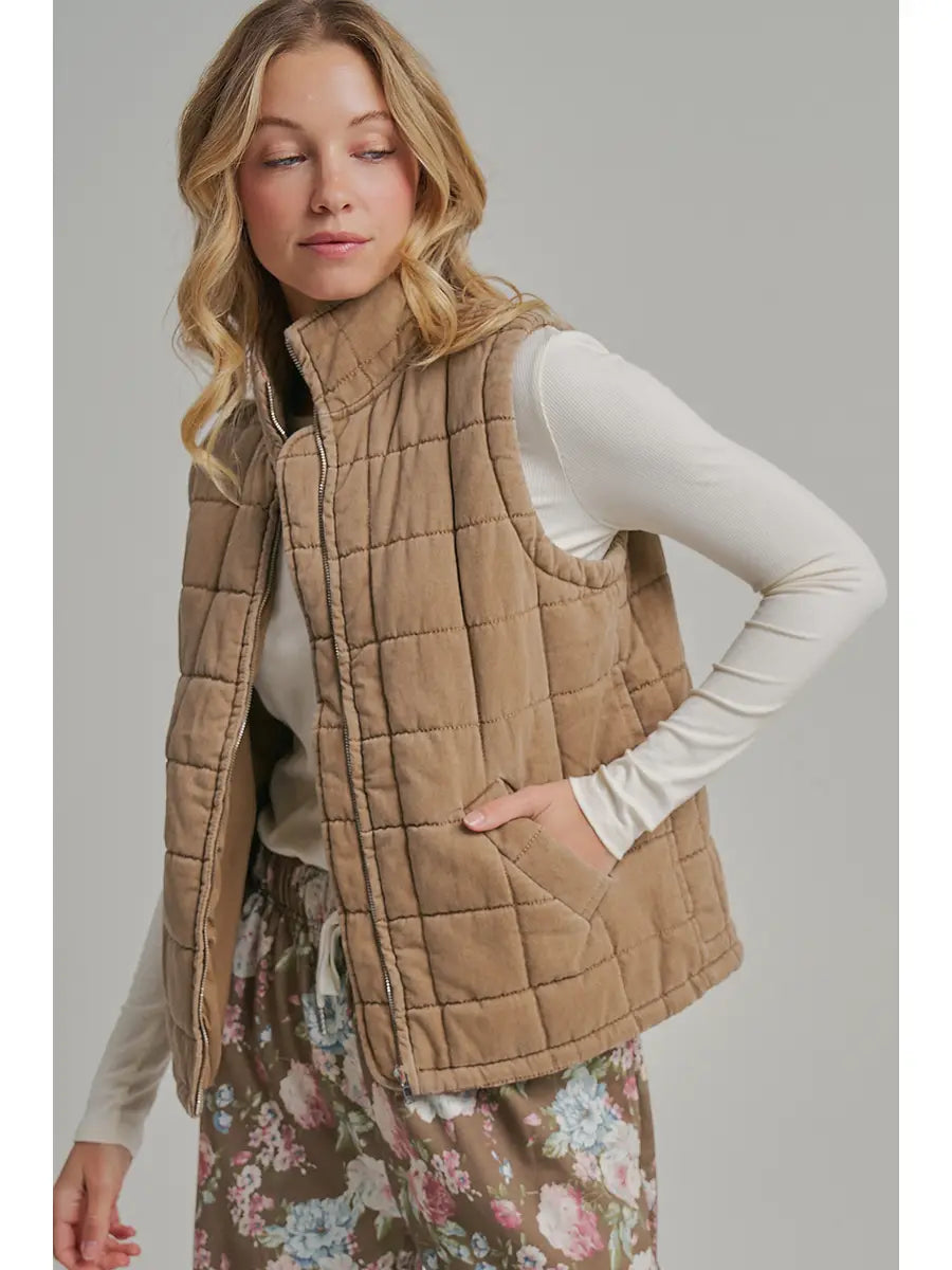 Vintage Quilted Vest