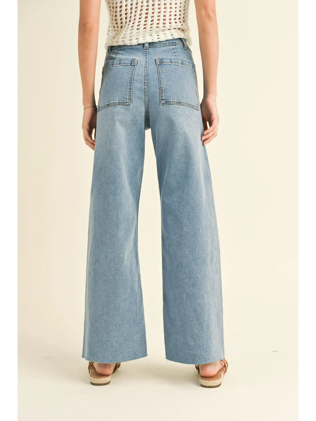 The Whitley Wide Leg - Denim