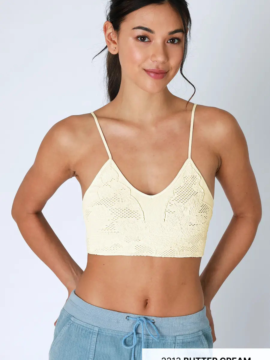 Lace Embroidered Bralette