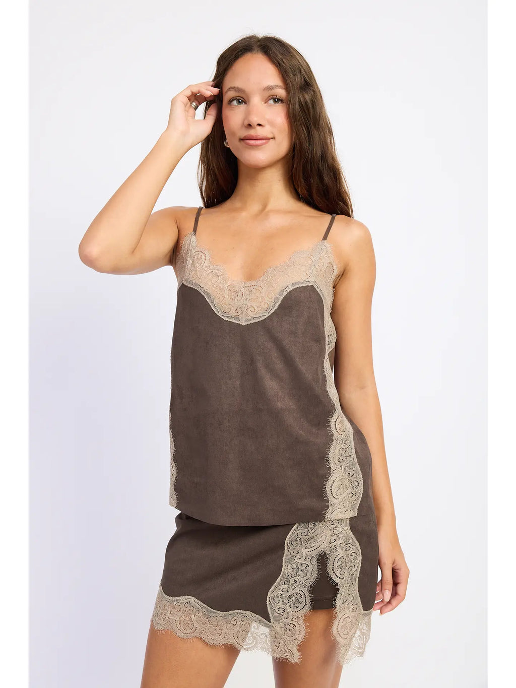 Lace Trim MIni Skort