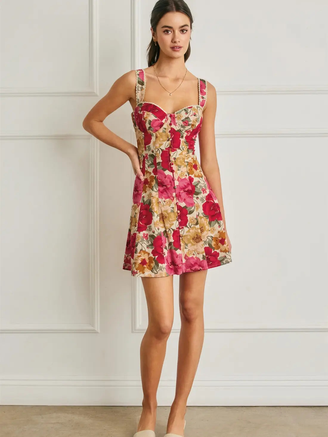 Petal Pop Mini Dress