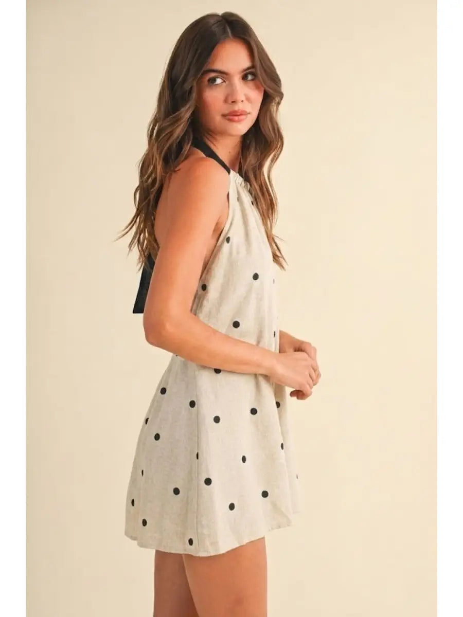Polkadot Contrast Romper