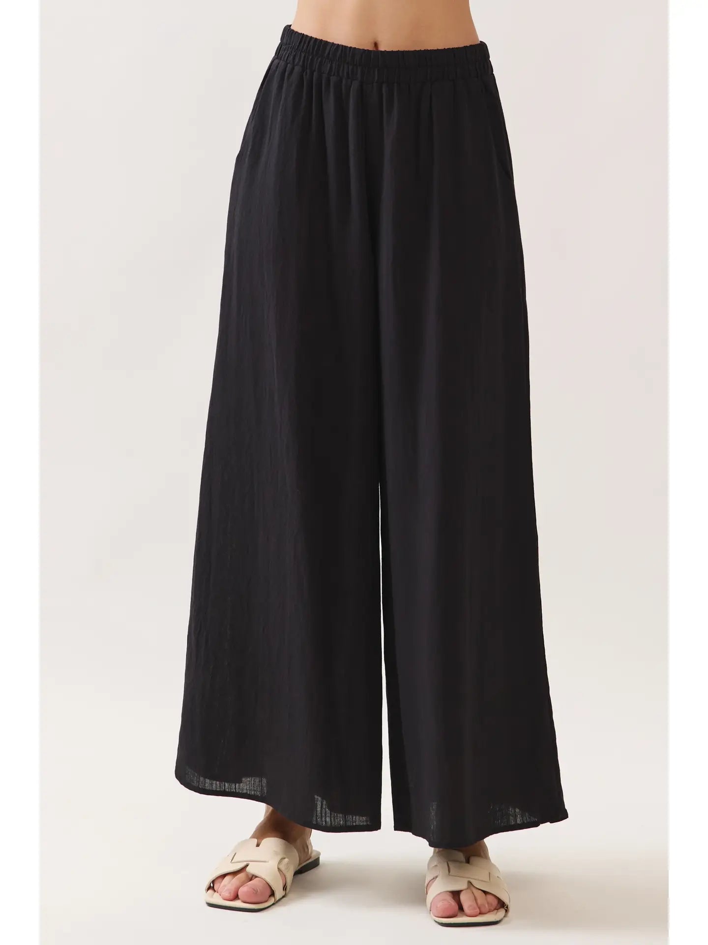 The Woven Wide Leg