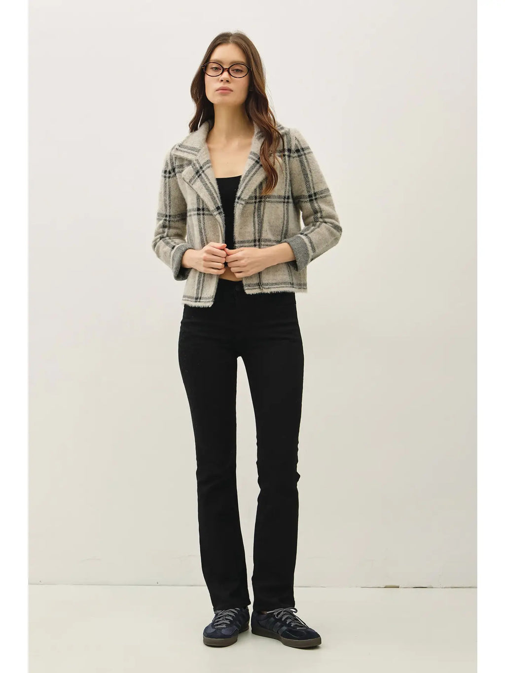 The Trina Plaid Jacket
